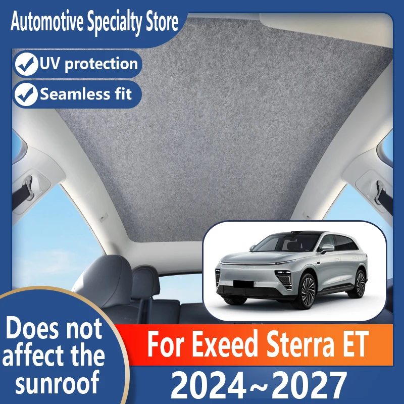 For Exeed Sterra ET/EX7 2024~2027 26 Panoramic Sunroof Insulation Visor Electrostatic Adsorption Suede Fabric Protection Anti-UV
For Exeed Sterra ET/EX7 2024~2027 26 Panoramic Sunroof Insulation Visor Electrostatic Adsorption Suede Fabric Protection Anti-UV