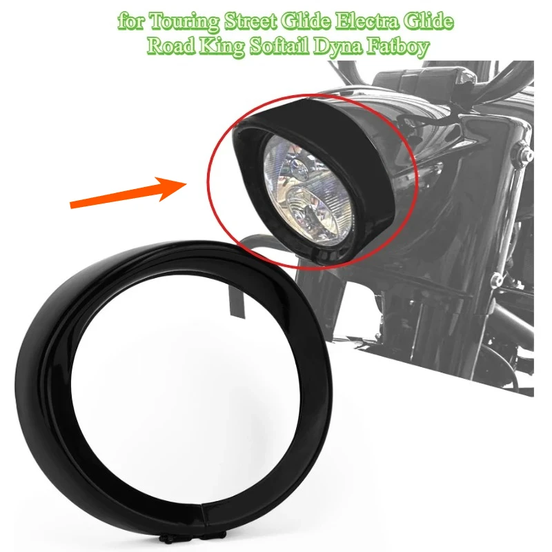 7-дюймовое декоративное кольцо-накладка на фару для Touring Street Glide Electra Glide Road King Softail Dyna Fatboy
7-дюймовое декоративное кольцо-накладка на фару для Touring Street Glide Electra Glide Road King Softail Dyna Fatboy