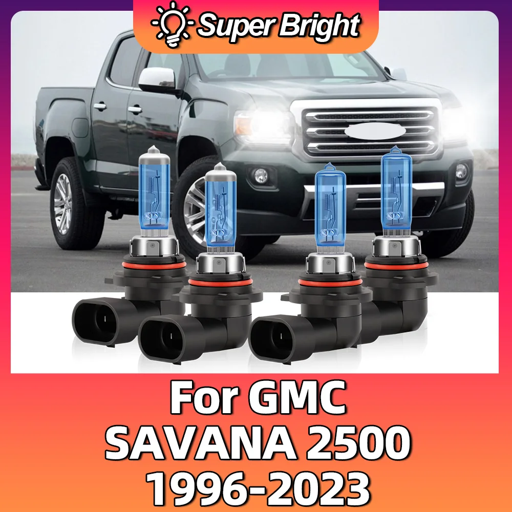 2/4xPCS 6000k Super White 100W Halogen Light High Low Bulb For GMC SAVANA 2500 1996-2015 2016 2017 2018 2019 2020 2021 2022 2023
2/4xPCS 6000k Super White 100W Halogen Light High Low Bulb For GMC SAVANA 2500 1996-2015 2016 2017 2018 2019 2020 2021 2022 2023
