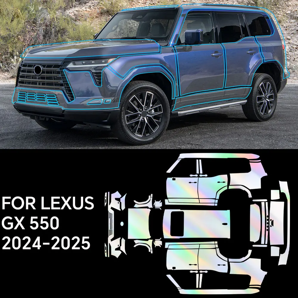 Изготовленный на заказ предварительно вырезанный для Lexus GX 550, роскошный прозрачный бюстгальтер премиум-класса для полного автомобиля, защитная пленка из полипропилена, прозрачная пленка из ТПУ, против царапин
Изготовленный на заказ предварительно вырезанный для Lexus GX 550, роскошный прозрачный бюстгальтер премиум-класса для полного автомобиля, защитная пленка из полипропилена, прозрачная пленка из ТПУ, против царапин