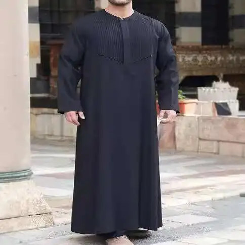 2025 Men's Long Shirt Casual Youth Regular Black Muslim Robe Muslim Long Dress Robe Abaya Ramadan Dubai Luxury Islam Elegant
2025 Men's Long Shirt Casual Youth Regular Black Muslim Robe Muslim Long Dress Robe Abaya Ramadan Dubai Luxury Islam Elegant