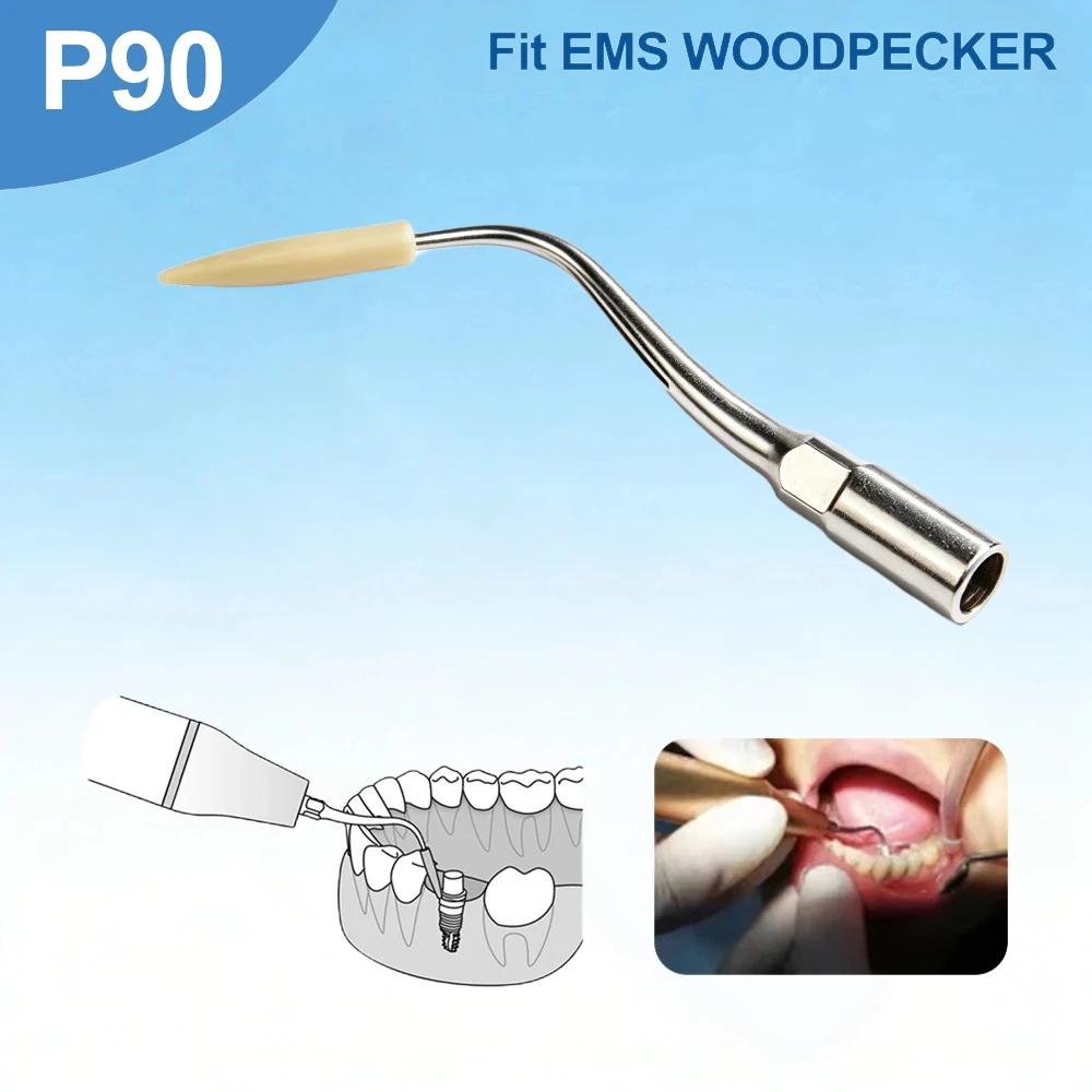 Dental Ultrasonic Scaler Tip P90 Periodontal Implant Cleaning Tips fit for EMS WOODPECKER Ultrasonic Scalers Endodontic
Dental Ultrasonic Scaler Tip P90 Periodontal Implant Cleaning Tips fit for EMS WOODPECKER Ultrasonic Scalers Endodontic