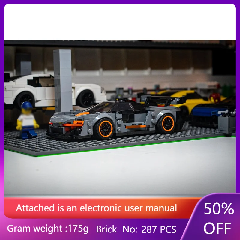 287 Parts MOC Building Block Model Car 8 Stud Width GTR Supercar Modified For Boy Adult Children Christmas Gift
287 Parts MOC Building Block Model Car 8 Stud Width GTR Supercar Modified For Boy Adult Children Christmas Gift