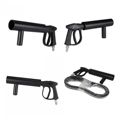 Mini Handheld DJ CO2 Cryo Jet Gun Cannon CO2 Gun Carbon Dioxide Gas Fog Air Wedding Gun for Party Night Club Stage Show