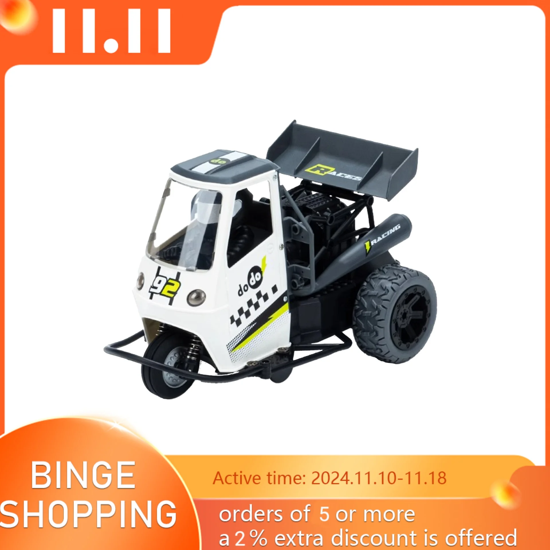NEW Remote control tricycle off-road vehicle Firebird Doodle 1/16 full scale rc high-speed motorcycle light spray children's toy
NEW Remote control tricycle off-road vehicle Firebird Doodle 1/16 full scale rc high-speed motorcycle light spray children's toy