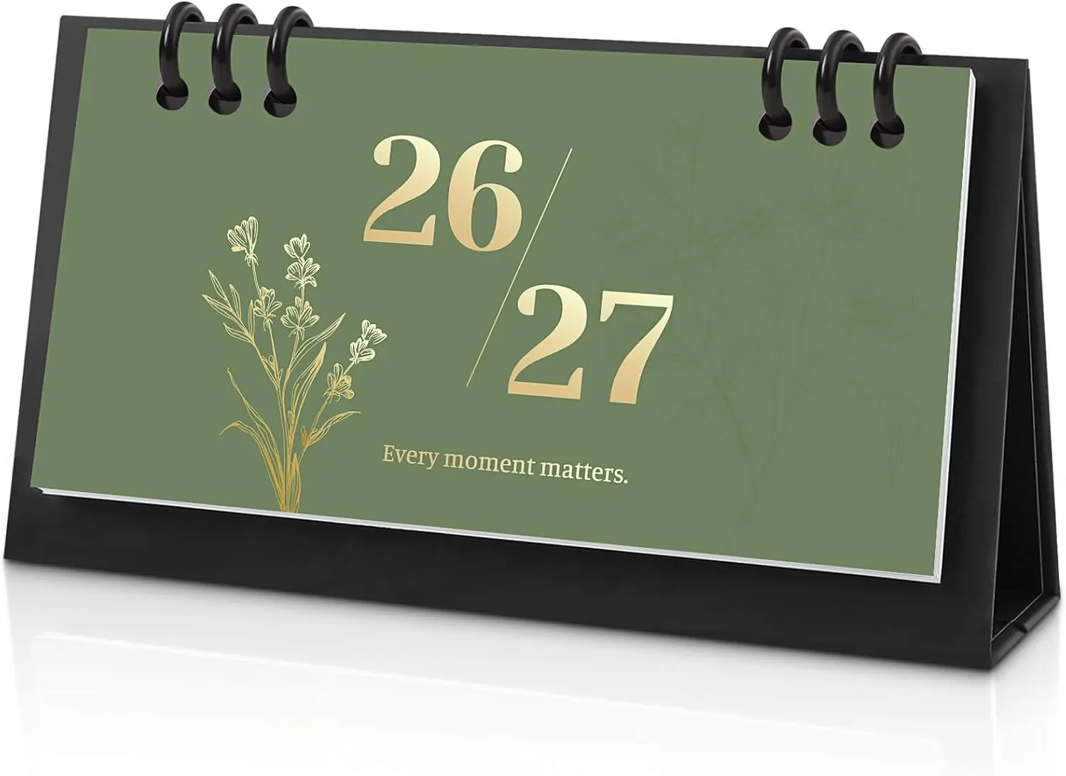 Mini Desk Calendar 2026-2027, 6.3" x 3.1", 24-Month Small Desktop Calendar for Home Office School Supplies, Cute Matcha Green
Mini Desk Calendar 2026-2027, 6.3" x 3.1", 24-Month Small Desktop Calendar for Home Office School Supplies, Cute Matcha Green