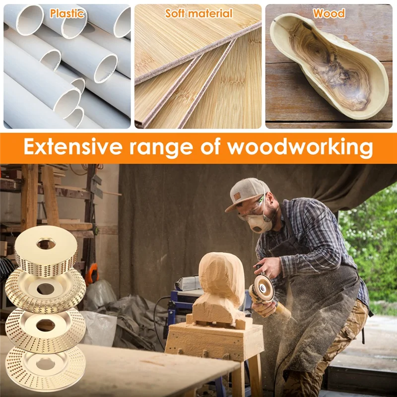 A83I-13Pcs Wood Carving Disc Set Bushing Angle Grinder Wood Grinding Wheel Burr Rasp Polishing Rotary Tool Accessories
A83I-13Pcs Wood Carving Disc Set Bushing Angle Grinder Wood Grinding Wheel Burr Rasp Polishing Rotary Tool Accessories