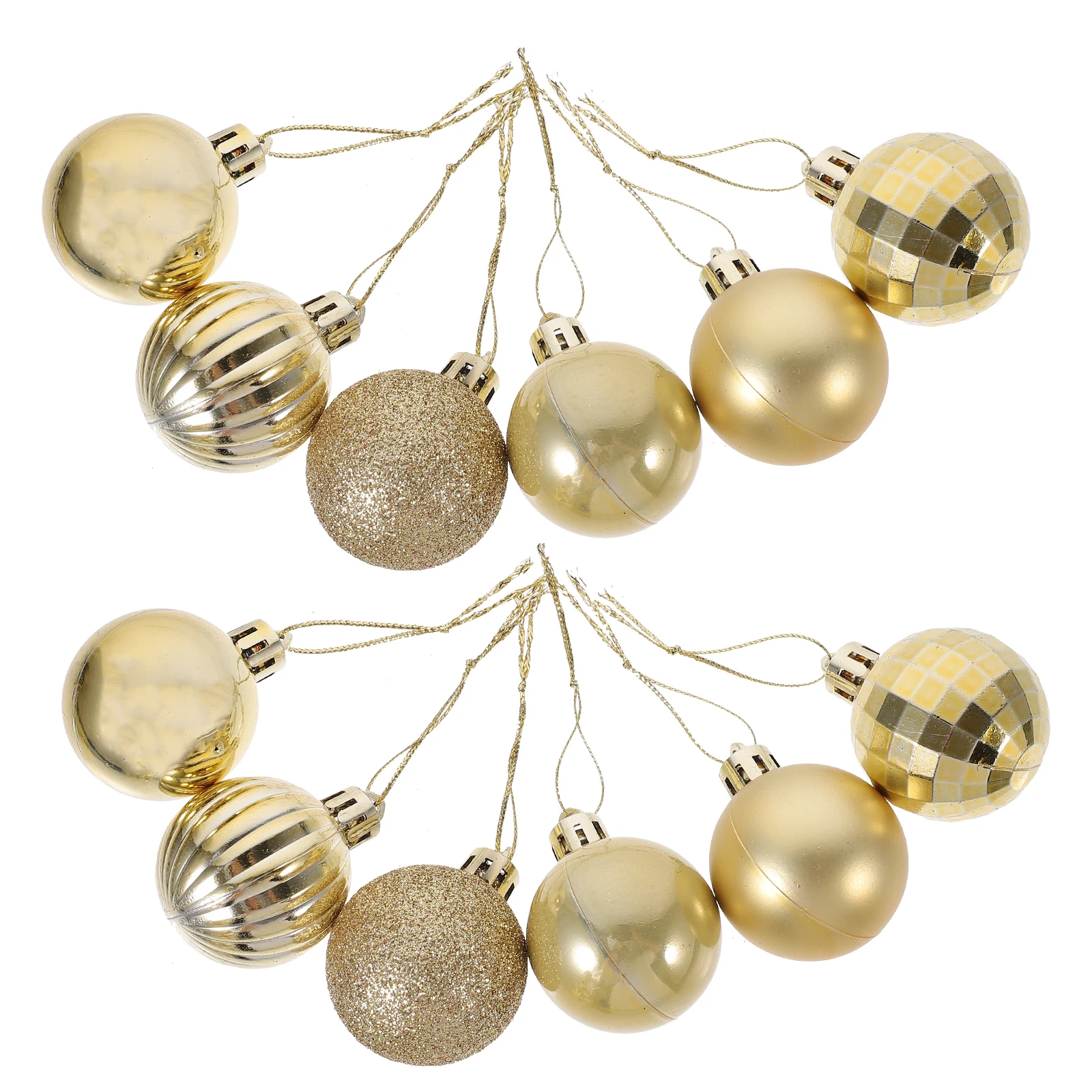 36pcs 4cm Golden Christmas Tree Decoration Balls PVC Smooth Finish Easy Hang Holiday Ornaments Xmas Decor
36pcs 4cm Golden Christmas Tree Decoration Balls PVC Smooth Finish Easy Hang Holiday Ornaments Xmas Decor