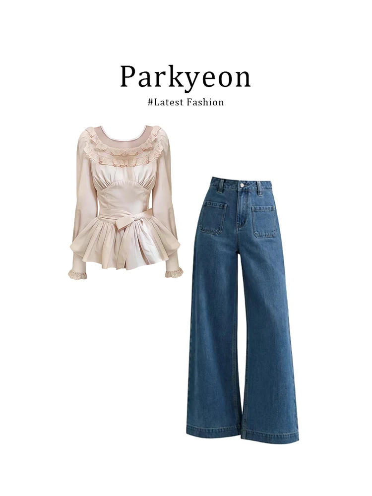 Parkyeon High Waist Slimming Blue Jeans Washed Long Pants Spring 2026 New Style Versatile High-End Feeling Slim Fit Jeans
Parkyeon High Waist Slimming Blue Jeans Washed Long Pants Spring 2026 New Style Versatile High-End Feeling Slim Fit Jeans
