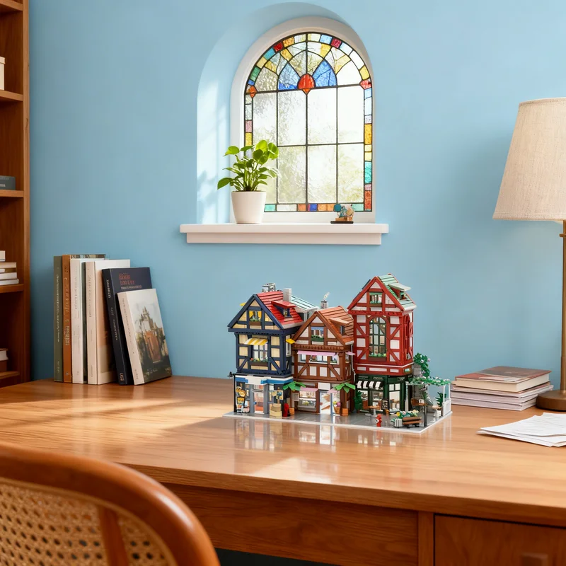 6728pcs MOC Terraced Half Timbered House Modular Streetscape Model Building Blocks Architecture Toy Christmas Gifts Brick Kids
6728pcs MOC Terraced Half Timbered House Modular Streetscape Model Building Blocks Architecture Toy Christmas Gifts Brick Kids