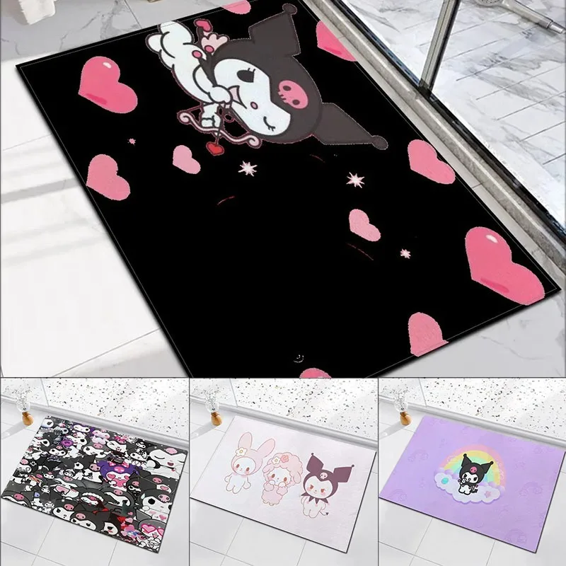 MINISO Disney Kuromi cartoon Door mat Living Room bedroom bath kitchen Hallway Entrance Rug non-slip washable cute decor Carpet
MINISO Disney Kuromi cartoon Door mat Living Room bedroom bath kitchen Hallway Entrance Rug non-slip washable cute decor Carpet