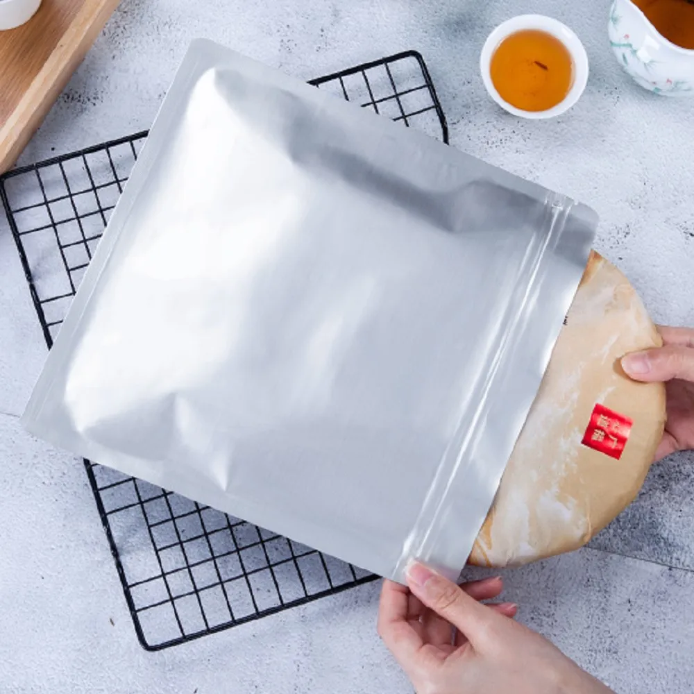 10/50/100pcs Square Pure Aluminum Foil Ziplock Bags Tea Cake Storage Packaging Bags Food Grade Resealable Mylar Bags
10/50/100pcs Square Pure Aluminum Foil Ziplock Bags Tea Cake Storage Packaging Bags Food Grade Resealable Mylar Bags