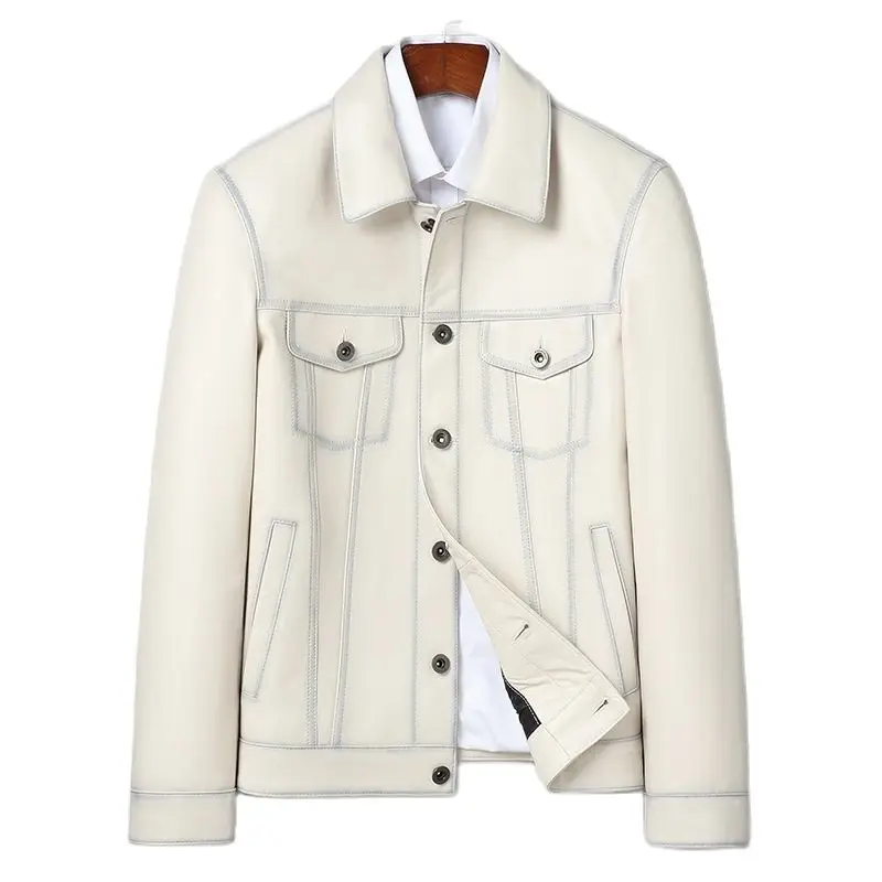 2025 new arrival spring high quality sheepskin real leather jackets men,slim leather men size M-4XL
2025 new arrival spring high quality sheepskin real leather jackets men,slim leather men size M-4XL