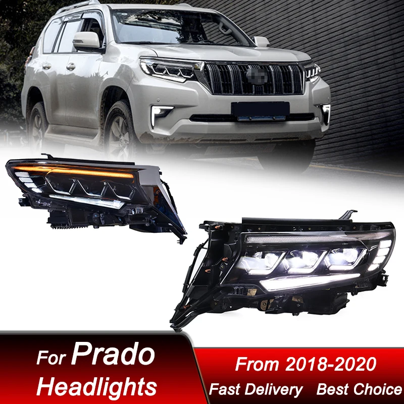 Car styling Headlights For Toyota Prado 2018-2020 lexus style full LED Headlamp Assembly Upgrade Projector Lens Accessories Kit
Car styling Headlights For Toyota Prado 2018-2020 lexus style full LED Headlamp Assembly Upgrade Projector Lens Accessories Kit