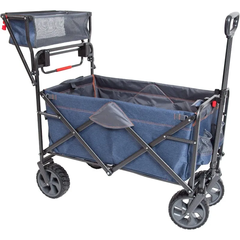 Mac Sports Push & Pull All Terrain Beach Wagon, 300 lb Capacity Wagons Carts Foldable, Collapsible Wagon, Grocery Cart Foldable
Mac Sports Push & Pull All Terrain Beach Wagon, 300 lb Capacity Wagons Carts Foldable, Collapsible Wagon, Grocery Cart Foldable