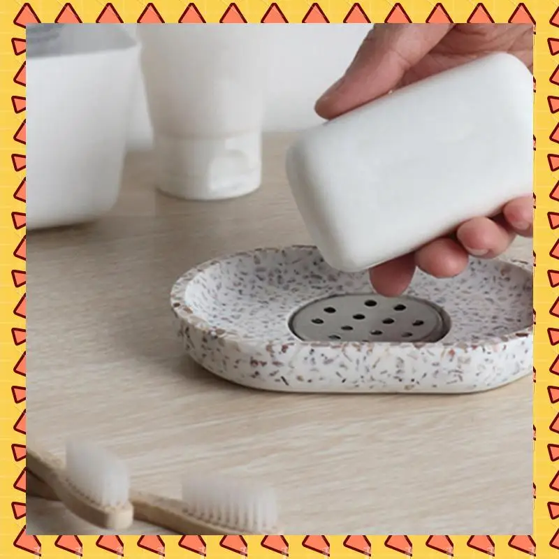 A008 2X терраццо мыльница овальная мыльница креативный сливной поддон аксессуары для ванной комнаты предметы домашнего обихода
A008 2X терраццо мыльница овальная мыльница креативный сливной поддон аксессуары для ванной комнаты предметы домашнего обихода