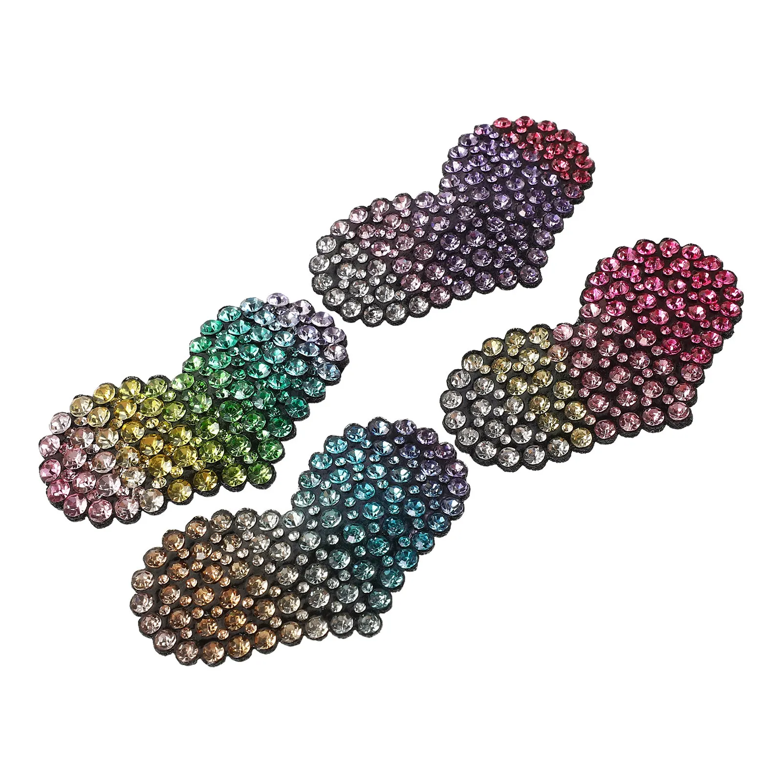 8Pcs Gradient Heart Hair Clips for Lightweight Sparkly Metal Snap Barrettes for Bangs Ponytail School Party Valentine
8Pcs Gradient Heart Hair Clips for Lightweight Sparkly Metal Snap Barrettes for Bangs Ponytail School Party Valentine