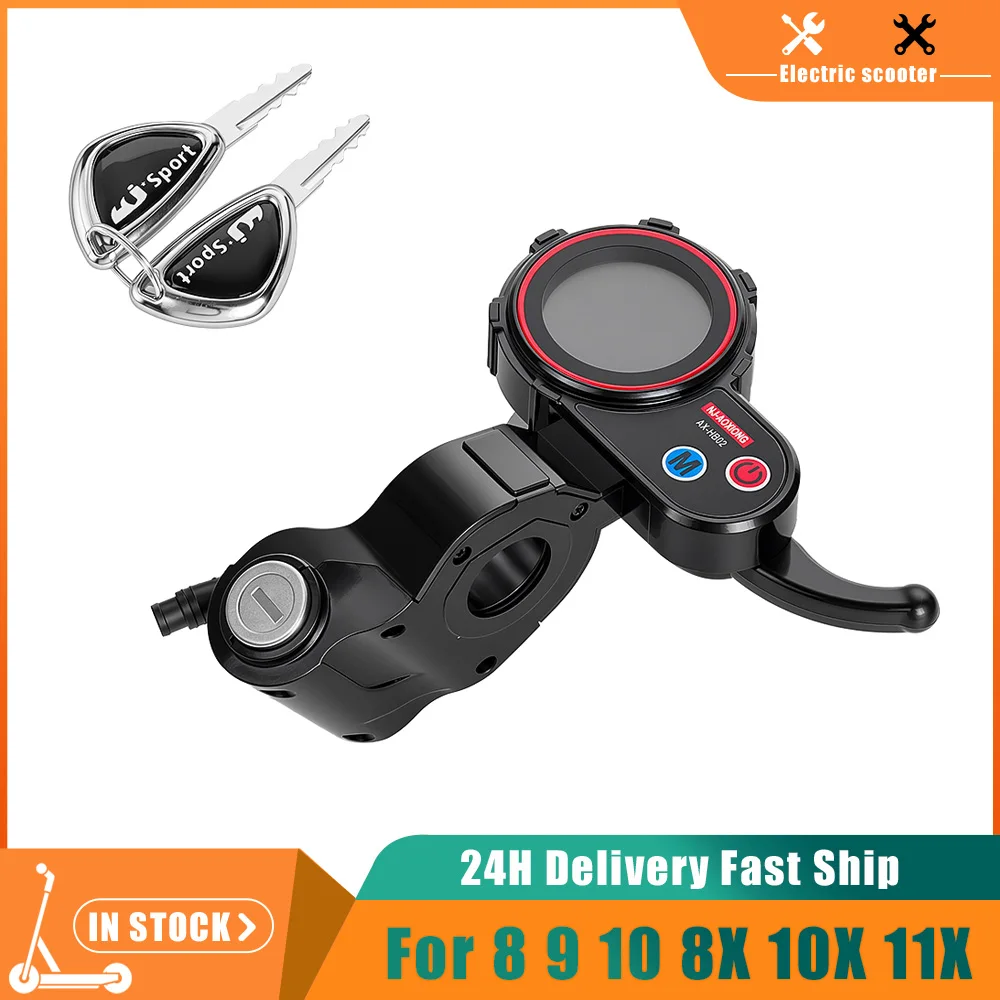 NJAX-T LED Display Throttle Instrument Display For Zero 8 9 10 8X 10X 11X Throttle Electric Scooter 48V 6 Pin LED Display Parts
NJAX-T LED Display Throttle Instrument Display For Zero 8 9 10 8X 10X 11X Throttle Electric Scooter 48V 6 Pin LED Display Parts