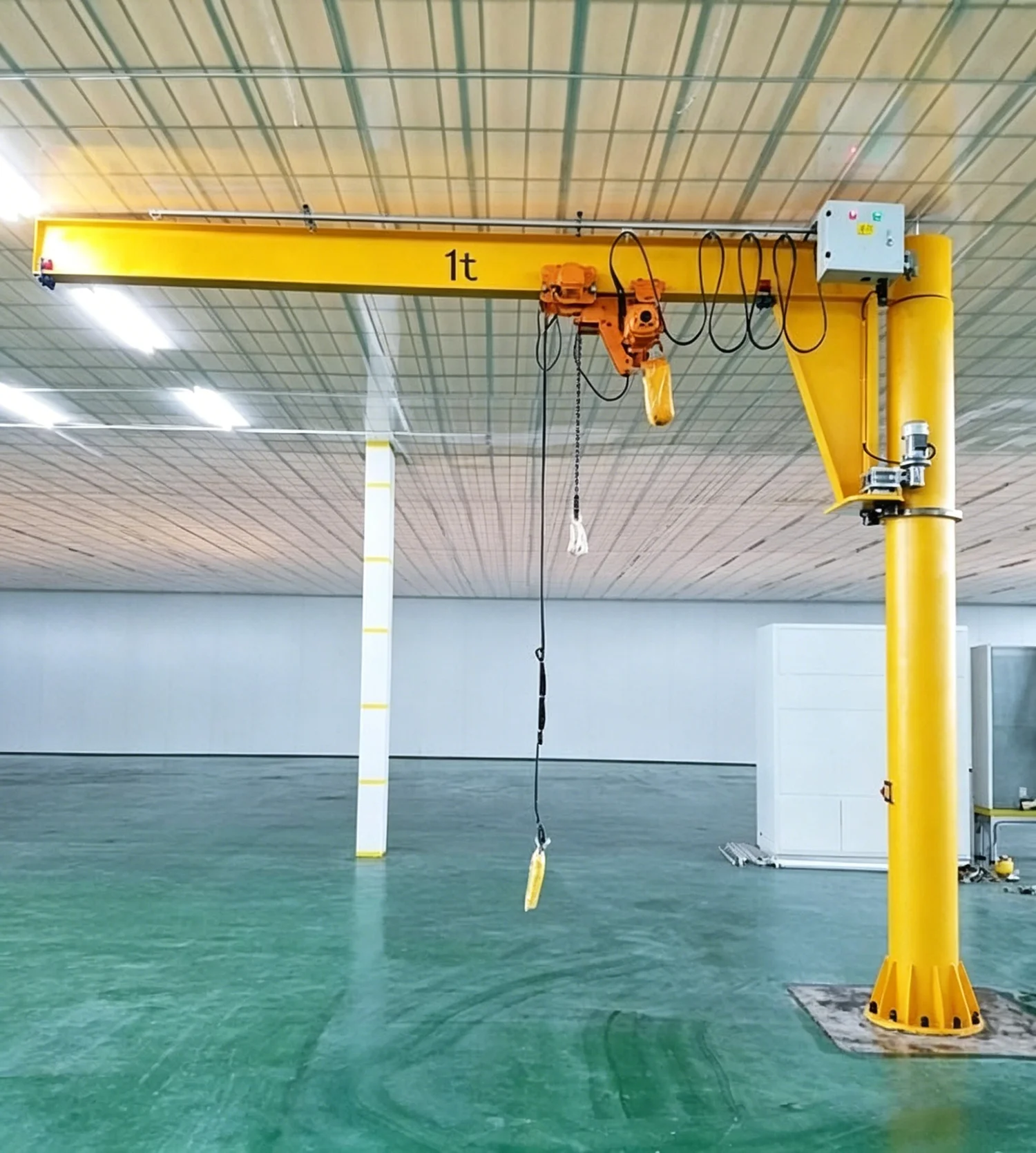 Customized Good Price High Efficiency Standing Jib Crane Slewing Arm 1.5t 5 Ton 3 Ton 10m Span Motor Bearing Engine Ground Remot
Customized Good Price High Efficiency Standing Jib Crane Slewing Arm 1.5t 5 Ton 3 Ton 10m Span Motor Bearing Engine Ground Remot