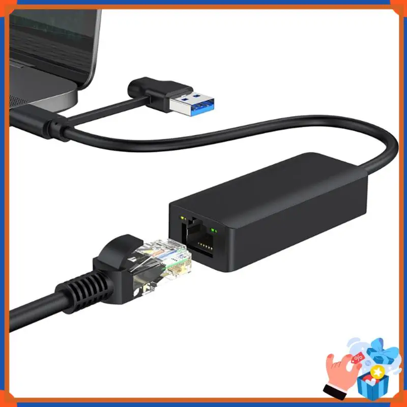 Компактная сетевая карта 2-в-1 1000 Мбит/с, адаптер USB Type-C к RJ45, преобразователь сетевой карты USB 3.0 для ноутбука
Компактная сетевая карта 2-в-1 1000 Мбит/с, адаптер USB Type-C к RJ45, преобразователь сетевой карты USB 3.0 для ноутбука