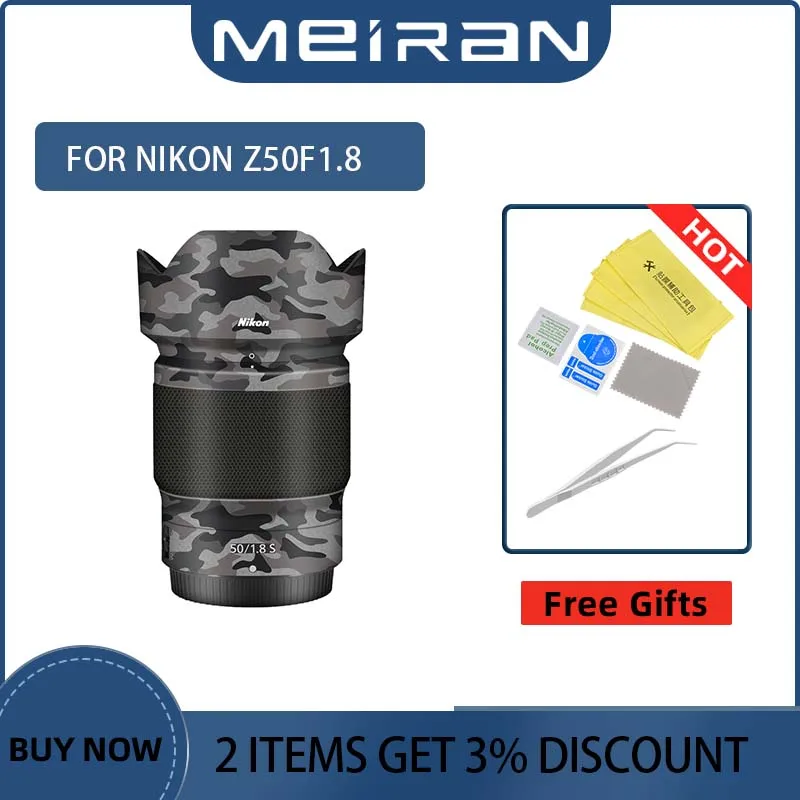 Anti-Scratch Camera Lens Decal Skin Camera Lens Protection Skin Coat Wrap Film For Nikon Z 50mm f/1.8 S 50mm F1.8 50F1.8
Anti-Scratch Camera Lens Decal Skin Camera Lens Protection Skin Coat Wrap Film For Nikon Z 50mm f/1.8 S 50mm F1.8 50F1.8