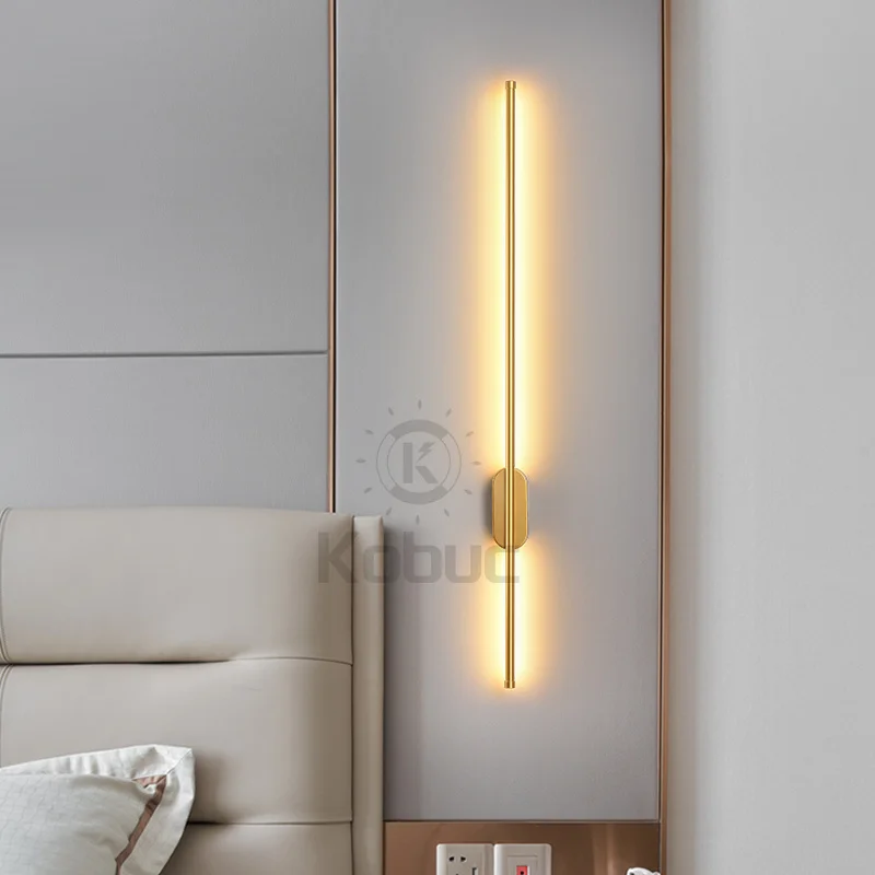 Kobuc Led Wall Lamp Modern Long Wall Light Black/Gold For Home Bedroom Living Room Sofa background Wall Sconce Lighting Fixture
Kobuc Led Wall Lamp Modern Long Wall Light Black/Gold For Home Bedroom Living Room Sofa background Wall Sconce Lighting Fixture