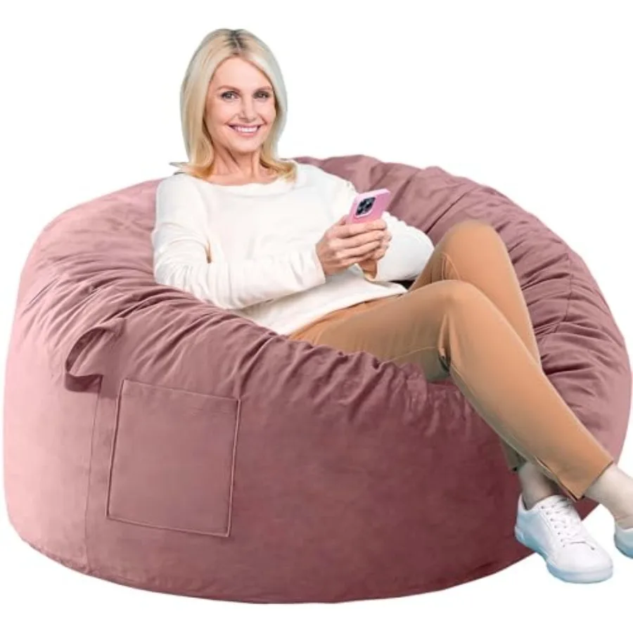 Bean Bag Chairs Memory Foam Stuffing Bean Bag Chair for Adults/Teens/ Velvet Lazy Sofa Furniture with Removable High-Rebound Me
Bean Bag Chairs Memory Foam Stuffing Bean Bag Chair for Adults/Teens/ Velvet Lazy Sofa Furniture with Removable High-Rebound Me