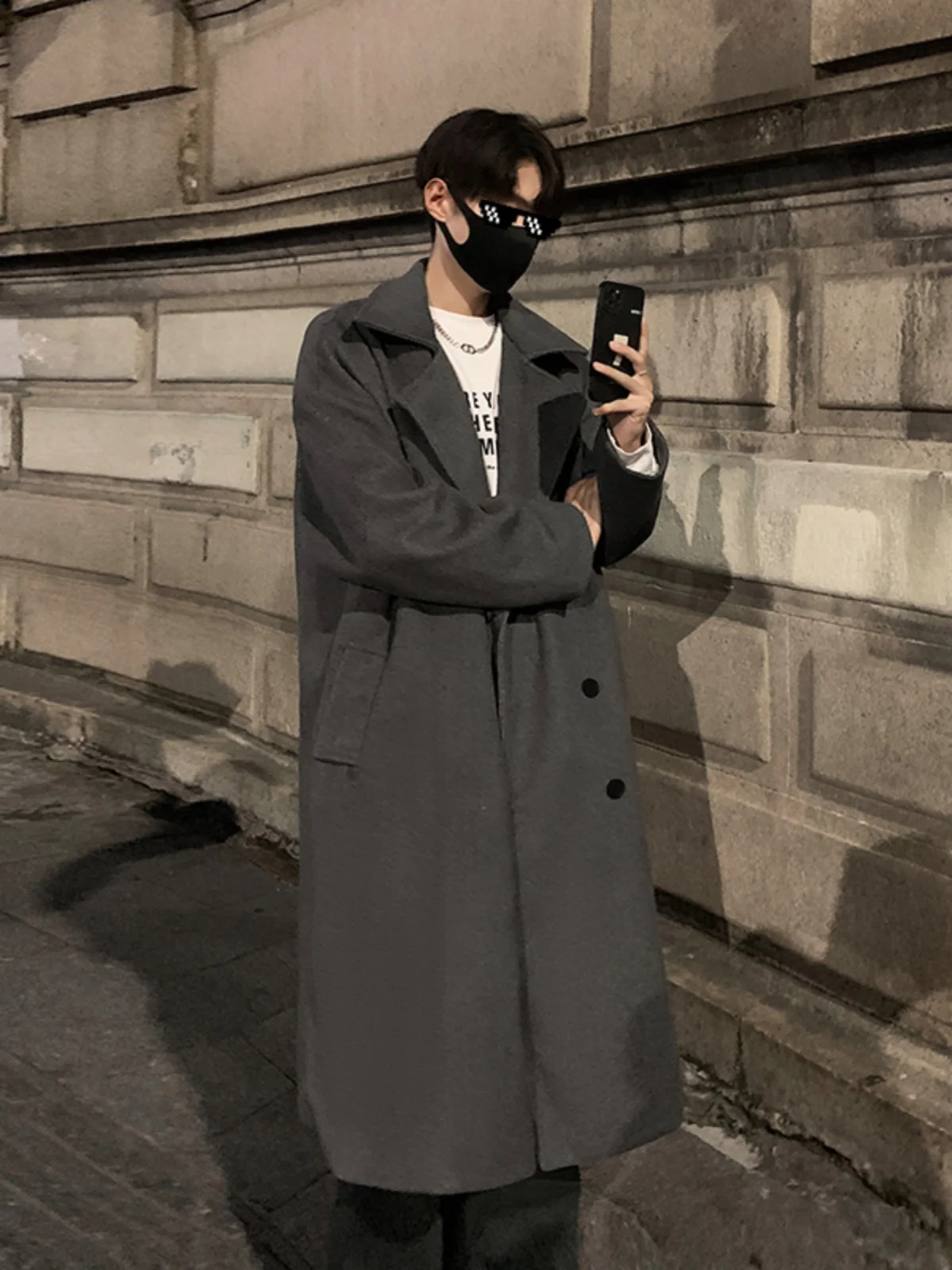 ay Oubel Velvet Men's Spring Autumn Long Overcoat Knee-Length Woolen Coat Trendy Korean Sle High-End Feeling Windbreaker
ay Oubel Velvet Men's Spring Autumn Long Overcoat Knee-Length Woolen Coat Trendy Korean Sle High-End Feeling Windbreaker