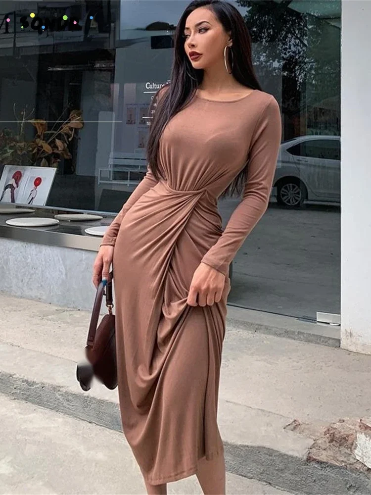 Summer Autumn Casual New Fashion Womens High Waist Korea High Waist Bow Sexy Fold Full Sleeve Dress Dresses Maxi Dress Woman
Summer Autumn Casual New Fashion Womens High Waist Korea High Waist Bow Sexy Fold Full Sleeve Dress Dresses Maxi Dress Woman