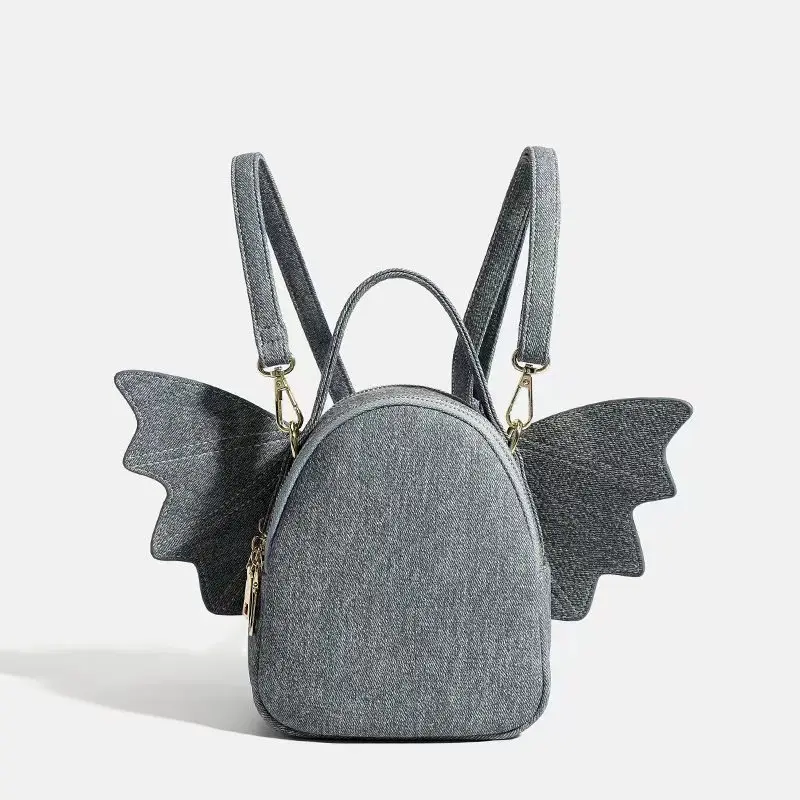 2025 Latest New Design Denim Backpack Purse Crossbody Mobile Phone Purse Bag With Detachable Wings
2025 Latest New Design Denim Backpack Purse Crossbody Mobile Phone Purse Bag With Detachable Wings