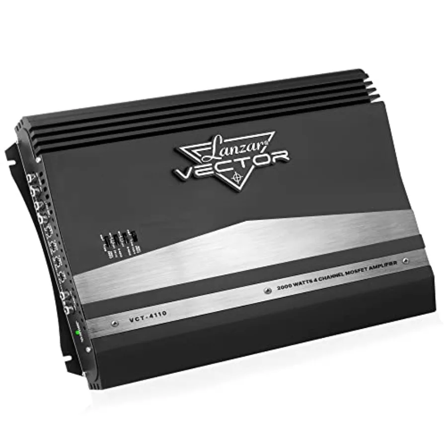 Car audio amplifier for vehicle use, aluminum alloy housing, black color, 2000W high power output with bridgeable 4-channel des
Car audio amplifier for vehicle use, aluminum alloy housing, black color, 2000W high power output with bridgeable 4-channel des