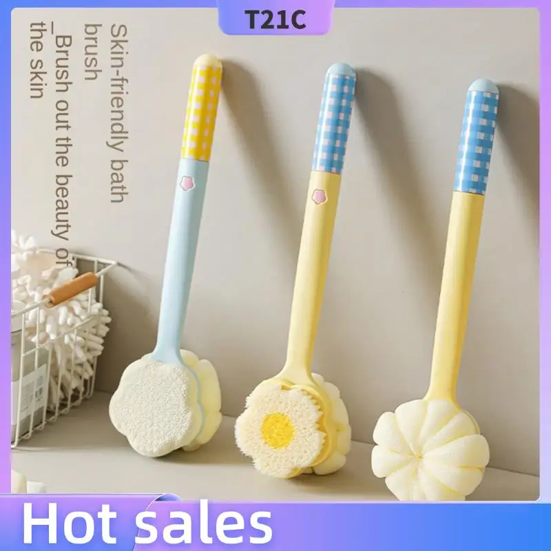 T21C Dopamine Flower Bath Brush Long Handle With Foot Grinder Shower Body Dual-Sided Back Scrubber
T21C Dopamine Flower Bath Brush Long Handle With Foot Grinder Shower Body Dual-Sided Back Scrubber