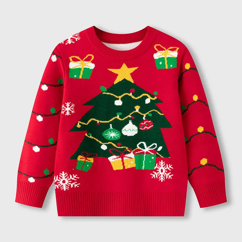 Lovely Kids Knitwear Santa Tree Christmas Sweaters Boys Girls Cute Xmas Pullovers Warm Long Sleeve Children's Clothing Outwear
Lovely Kids Knitwear Santa Tree Christmas Sweaters Boys Girls Cute Xmas Pullovers Warm Long Sleeve Children's Clothing Outwear