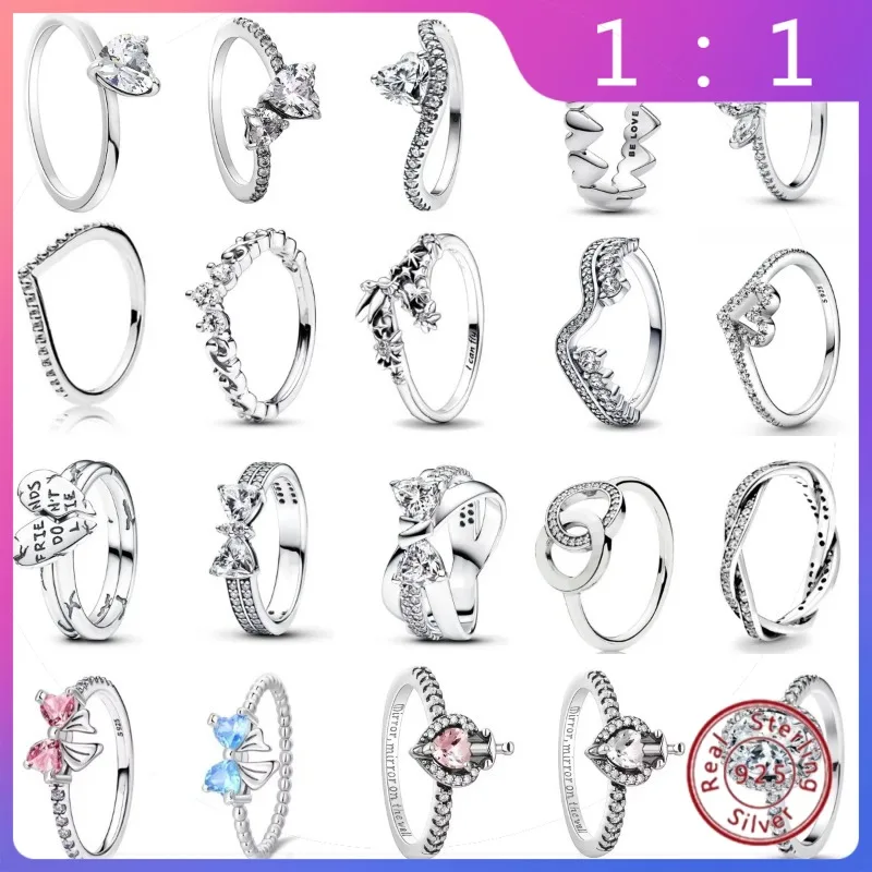 Anillo de Plata 925 2025 Nuevo: Diseño "Corazón a Corazón" con Circonita Blanca/Rosa Brillante – Anillo Original DIY
Anillo de Plata 925 2025 Nuevo: Diseño "Corazón a Corazón" con Circonita Blanca/Rosa Brillante – Anillo Original DIY