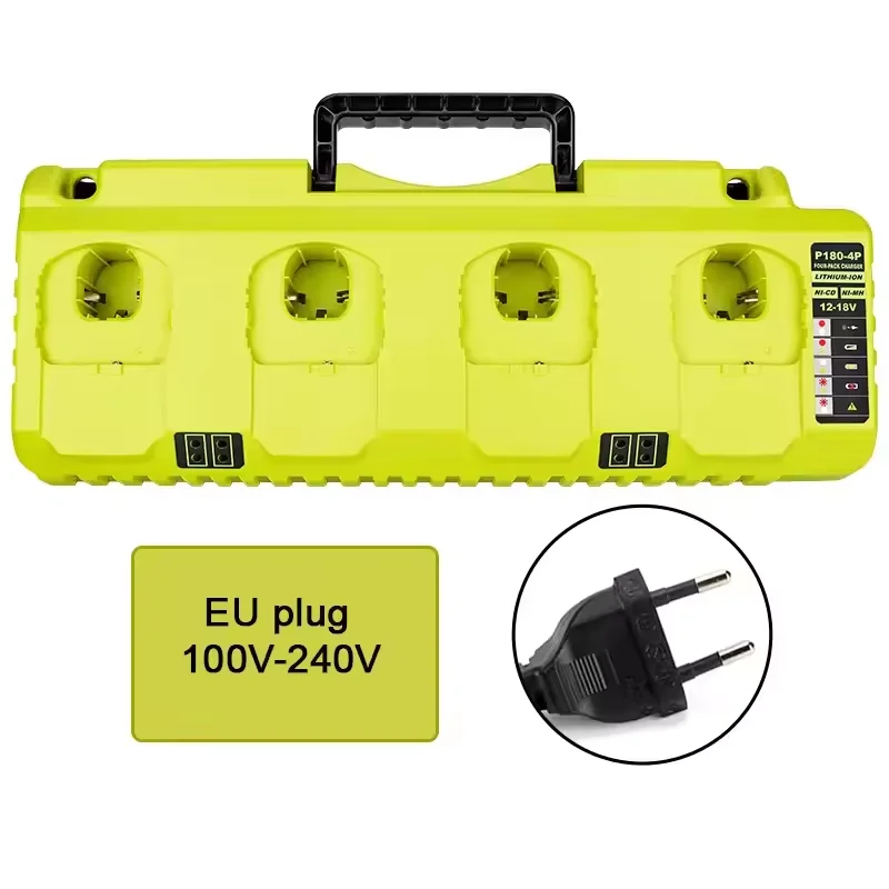 100% Original Ryobi Chargers,for Ryobi Ni-CD Ni-MH Li-ion 12V 14.4V 18V Battery P107 P108 P108 ONE+ P110 Fast Charging 3A*4
100% Original Ryobi Chargers,for Ryobi Ni-CD Ni-MH Li-ion 12V 14.4V 18V Battery P107 P108 P108 ONE+ P110 Fast Charging 3A*4