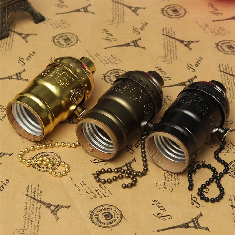 Top Quality Retro Screw Bulbs Base Lamp Holder Edison E26/E27 No Switch Lighting Socket Holder Accessories Lamp Bases
Top Quality Retro Screw Bulbs Base Lamp Holder Edison E26/E27 No Switch Lighting Socket Holder Accessories Lamp Bases