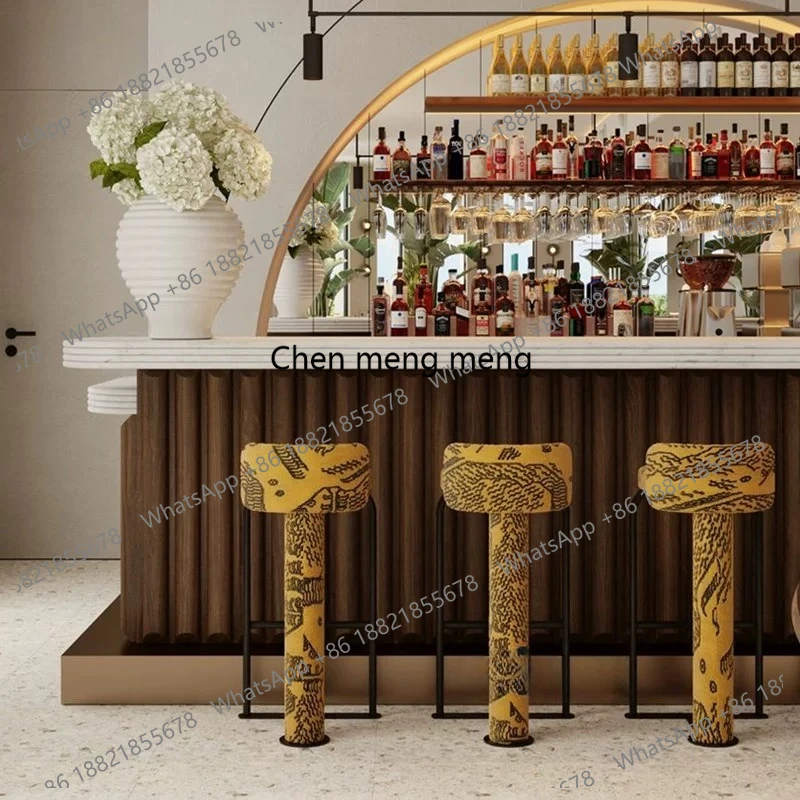 Light luxury bar chair high stool creative bar stool modern Nordic simplicity, front desk chair
Light luxury bar chair high stool creative bar stool modern Nordic simplicity, front desk chair