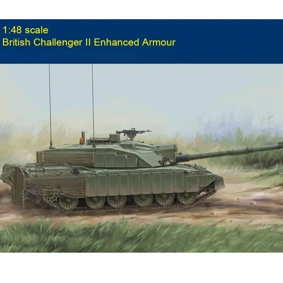 84854 Hobbyboss 1/48 British Challenger Il Enhanced Armour Assembly Model Kit
84854 Hobbyboss 1/48 British Challenger Il Enhanced Armour Assembly Model Kit