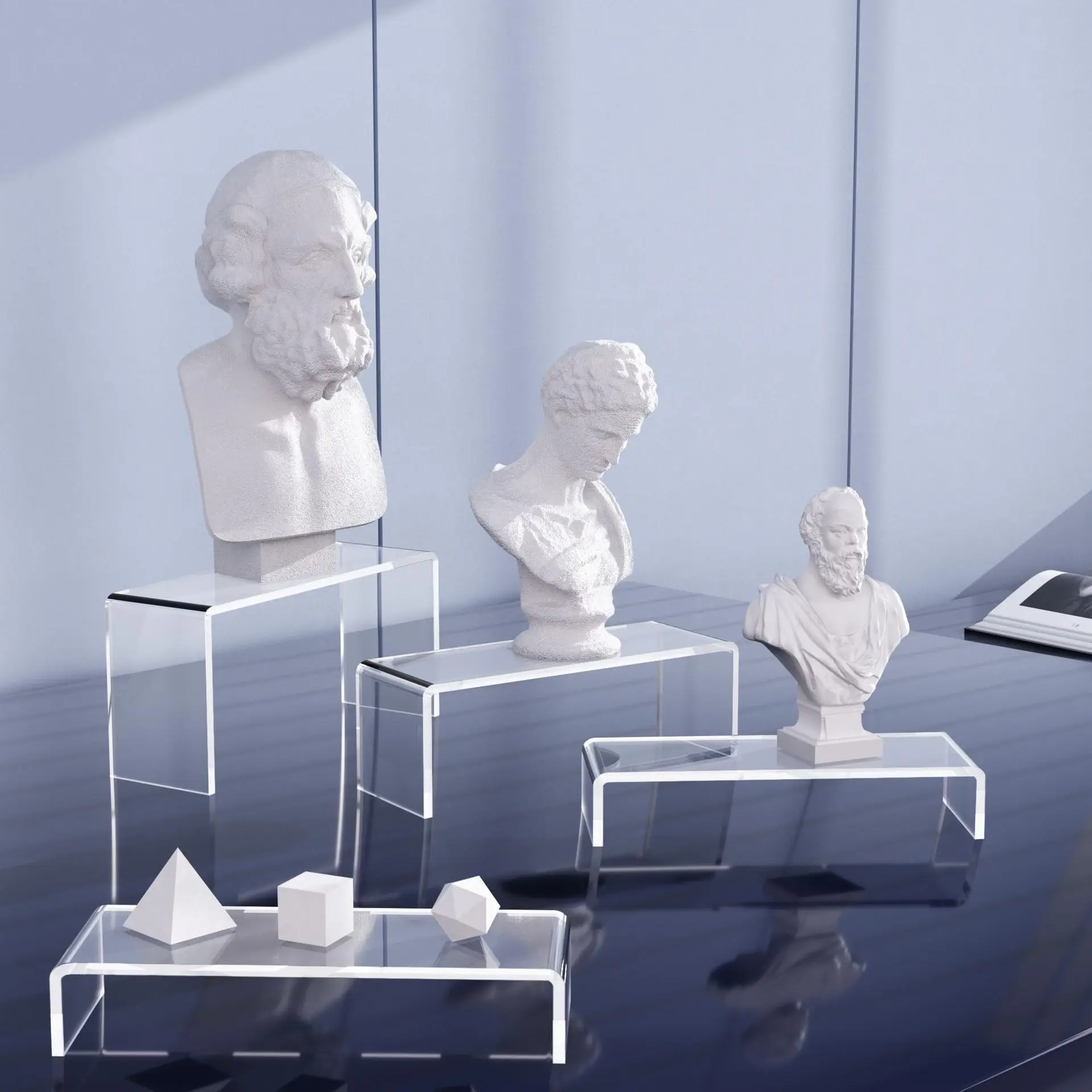 3/6/9/12Pc Clear Acrylic Display Stand Cosmetic Bag Jewelry Showcase Cup Holder for Home Shop statue Model Pottery Display Riser
3/6/9/12Pc Clear Acrylic Display Stand Cosmetic Bag Jewelry Showcase Cup Holder for Home Shop statue Model Pottery Display Riser