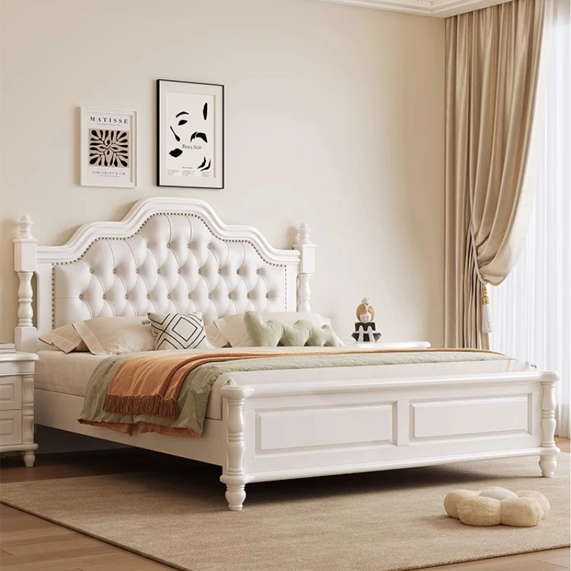 Nordic White Double bed Elegant Design modern fashion Queen size bed 180x200cm minimalist cama box casal interior furniture
Nordic White Double bed Elegant Design modern fashion Queen size bed 180x200cm minimalist cama box casal interior furniture