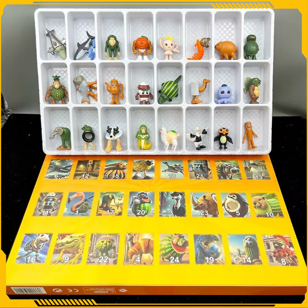 24pcs Italian Brainrot Tung Tung Sahur Figure Tralalero Tralala Bombardino Crocodilo Shimpanzini Bananini Figures Gifts Box Toys
24pcs Italian Brainrot Tung Tung Sahur Figure Tralalero Tralala Bombardino Crocodilo Shimpanzini Bananini Figures Gifts Box Toys