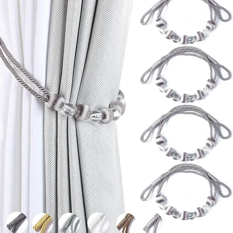 1Pc Bead Curtain Tieback Decor Gold Holdback Curtains Holder Clamp Buckle Rope Room Accessories Decoration Tie Back Curtain tie
1Pc Bead Curtain Tieback Decor Gold Holdback Curtains Holder Clamp Buckle Rope Room Accessories Decoration Tie Back Curtain tie
