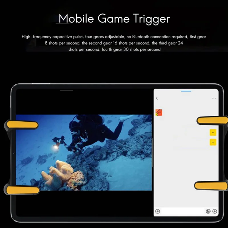 Compact Six Finger For Ipad PUBG Controller Capacitance Adjustable Mobile Game Trigger L1R1 Button Gamepad Joystick Grip
Compact Six Finger For Ipad PUBG Controller Capacitance Adjustable Mobile Game Trigger L1R1 Button Gamepad Joystick Grip