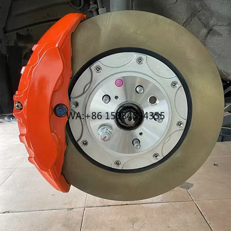 OEM Fit High Performance 6 Piston Brake Kit with 400mm One Piece Disc Direct Install for Original Wheels Without Spacers
OEM Fit High Performance 6 Piston Brake Kit with 400mm One Piece Disc Direct Install for Original Wheels Without Spacers