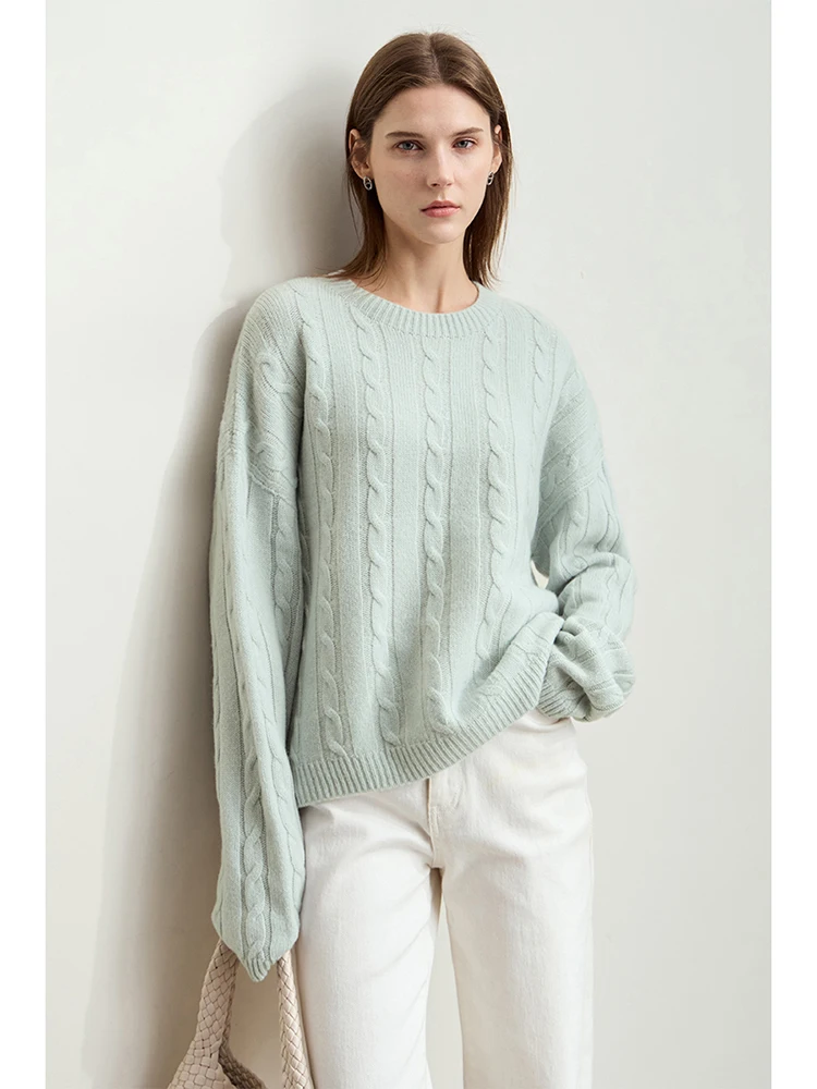 Amii Minimalist 2025 Winter New Women's O-Neck Solid Twisted Full Sheep Sweater Loose Shoulder Sleeve Long Sleeve Top 12444267
Amii Minimalist 2025 Winter New Women's O-Neck Solid Twisted Full Sheep Sweater Loose Shoulder Sleeve Long Sleeve Top 12444267