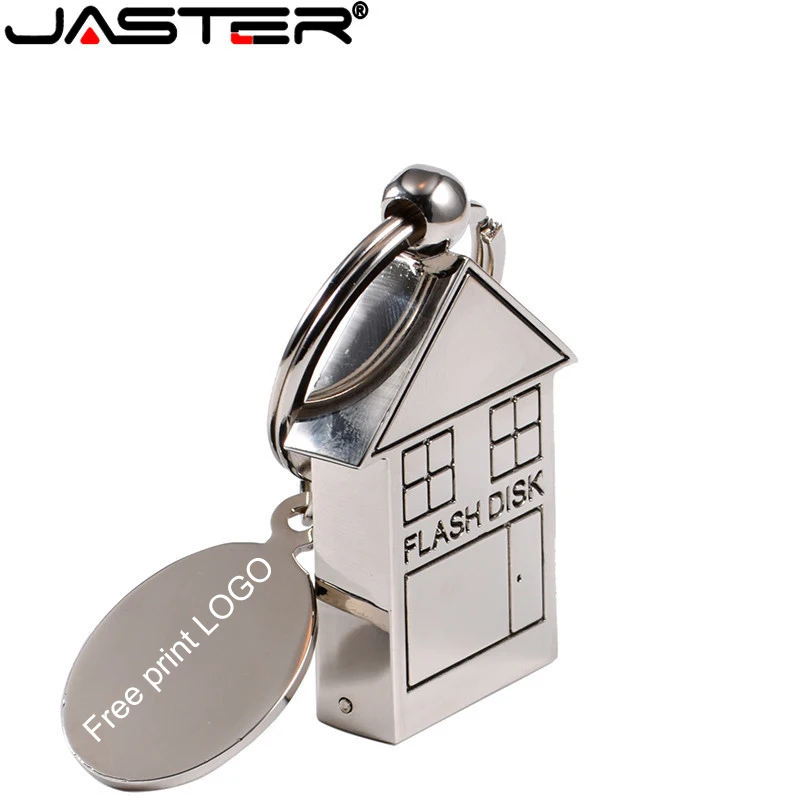 JASTER Metal House Silver USB Flash Drive 4GB 8GB 16GB 32GB 64GB Real Capacity Flash Disk 2.0 Custom LOGO Free Gift Key Chain
JASTER Metal House Silver USB Flash Drive 4GB 8GB 16GB 32GB 64GB Real Capacity Flash Disk 2.0 Custom LOGO Free Gift Key Chain