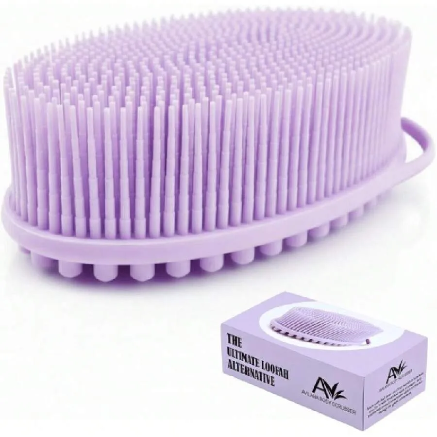 【New style】Silicone Bodcrubber For Shower - Gentle Exfoliating Back Scrubber With Soft Bristles - Premium Dual Sided Bath Brush
【New style】Silicone Bodcrubber For Shower - Gentle Exfoliating Back Scrubber With Soft Bristles - Premium Dual Sided Bath Brush