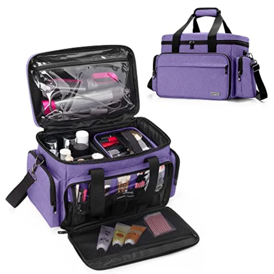 Large Makeup Bag with 2 Removable Pouches and Detachable Dividers Multifunctional Toiletry Bag Cosmetic Bag to Keep Makeup and
Large Makeup Bag with 2 Removable Pouches and Detachable Dividers Multifunctional Toiletry Bag Cosmetic Bag to Keep Makeup and