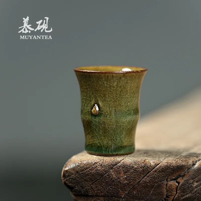 Mu Yan Taiwan Clay Yang Fang Handmade Household Cup, Chinese Style Bamboo Joint Fragrance Collection Tea Cup
Mu Yan Taiwan Clay Yang Fang Handmade Household Cup, Chinese Style Bamboo Joint Fragrance Collection Tea Cup