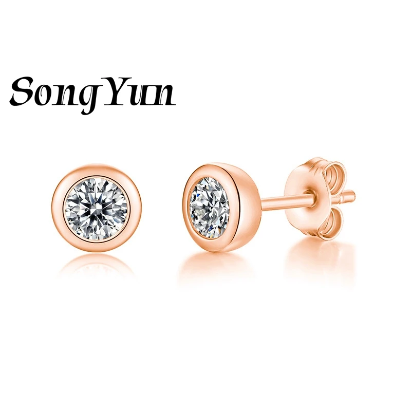 SONGYUN Luxury Jewelry 925 Sterling Silver Stud Earrings Moissanite Diamond Ear Pin Women Rhodium Plated SYT Patent Earring
SONGYUN Luxury Jewelry 925 Sterling Silver Stud Earrings Moissanite Diamond Ear Pin Women Rhodium Plated SYT Patent Earring